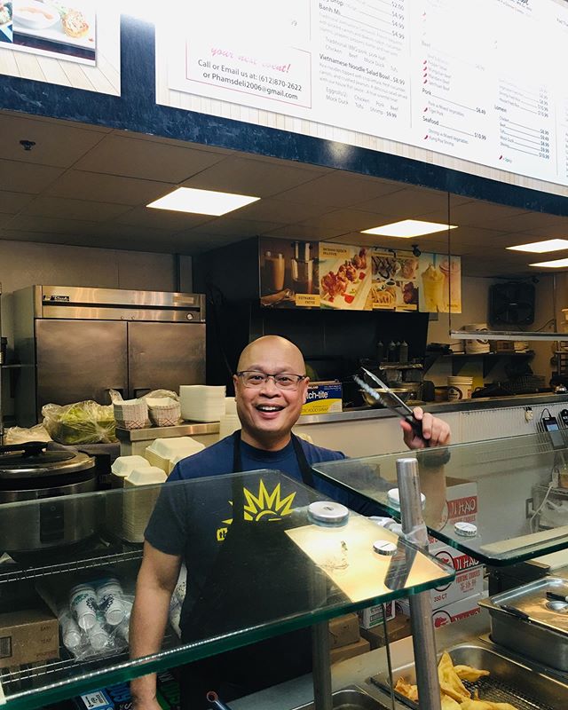 &ldquo;Leaving corporate life, you will have longer hours, less pay, no benefits. However being your own boss, I would not trade that for anything &ldquo; -Trung Pham from Pham&rsquo;s Rice Bowl 
Come visit Trung Pham at the Midtown Global Market. Hi