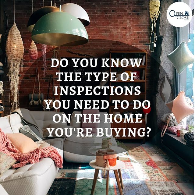 When you buy your home there are a number of inspections you want to do on it before making that final purchase. Just to get started you'll want to have a general inspection, a wind mitigation and WDO inspection. Of course if there's a sea wall or so