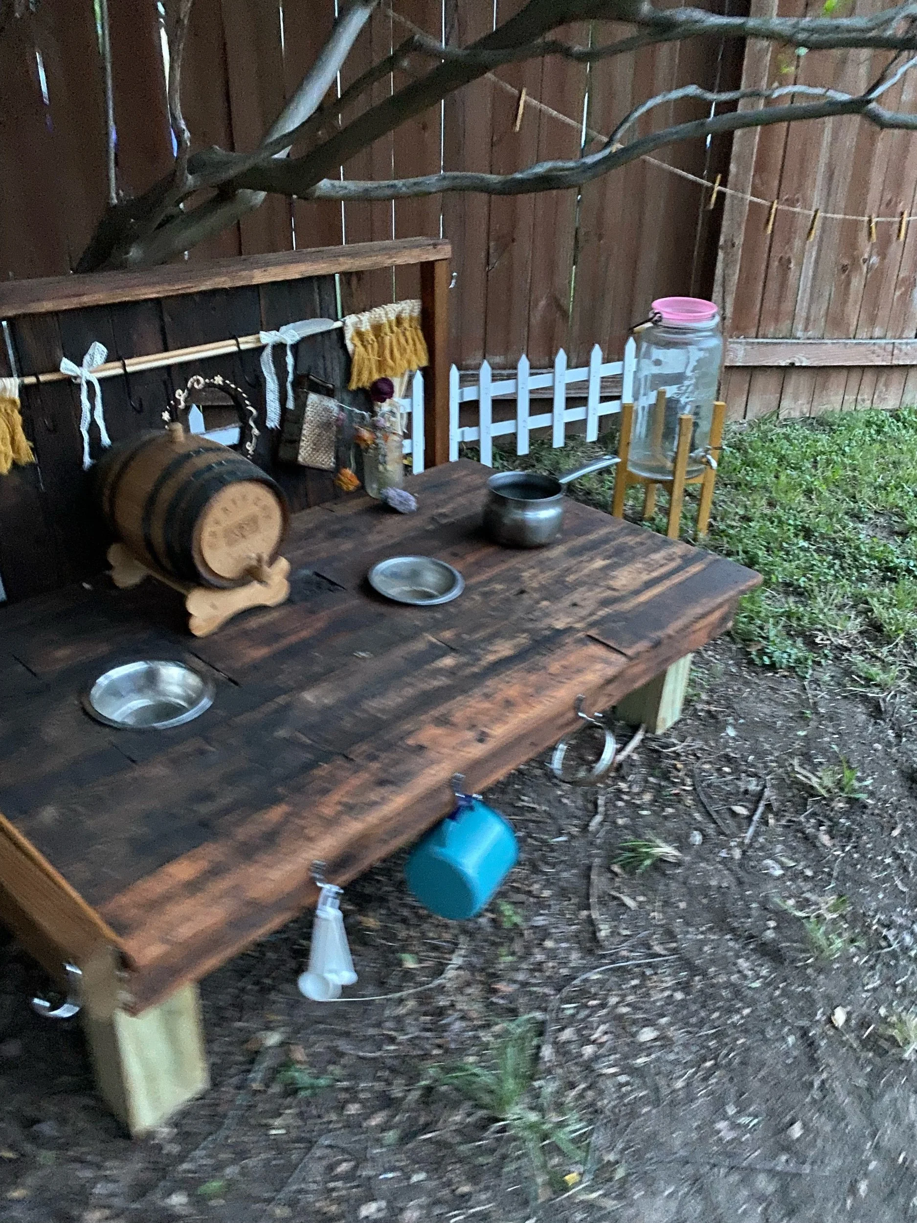  Mud kitchen at Austin in home daycare 