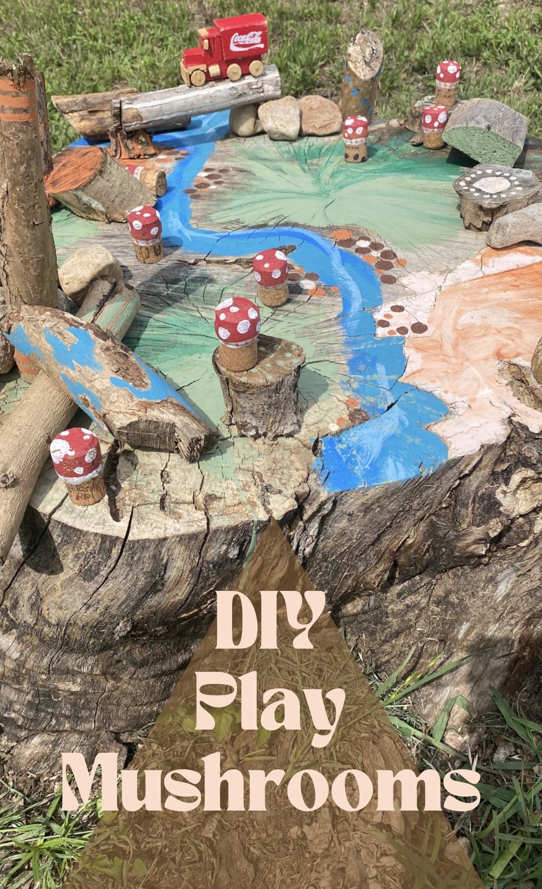 DIY play mushrooms
