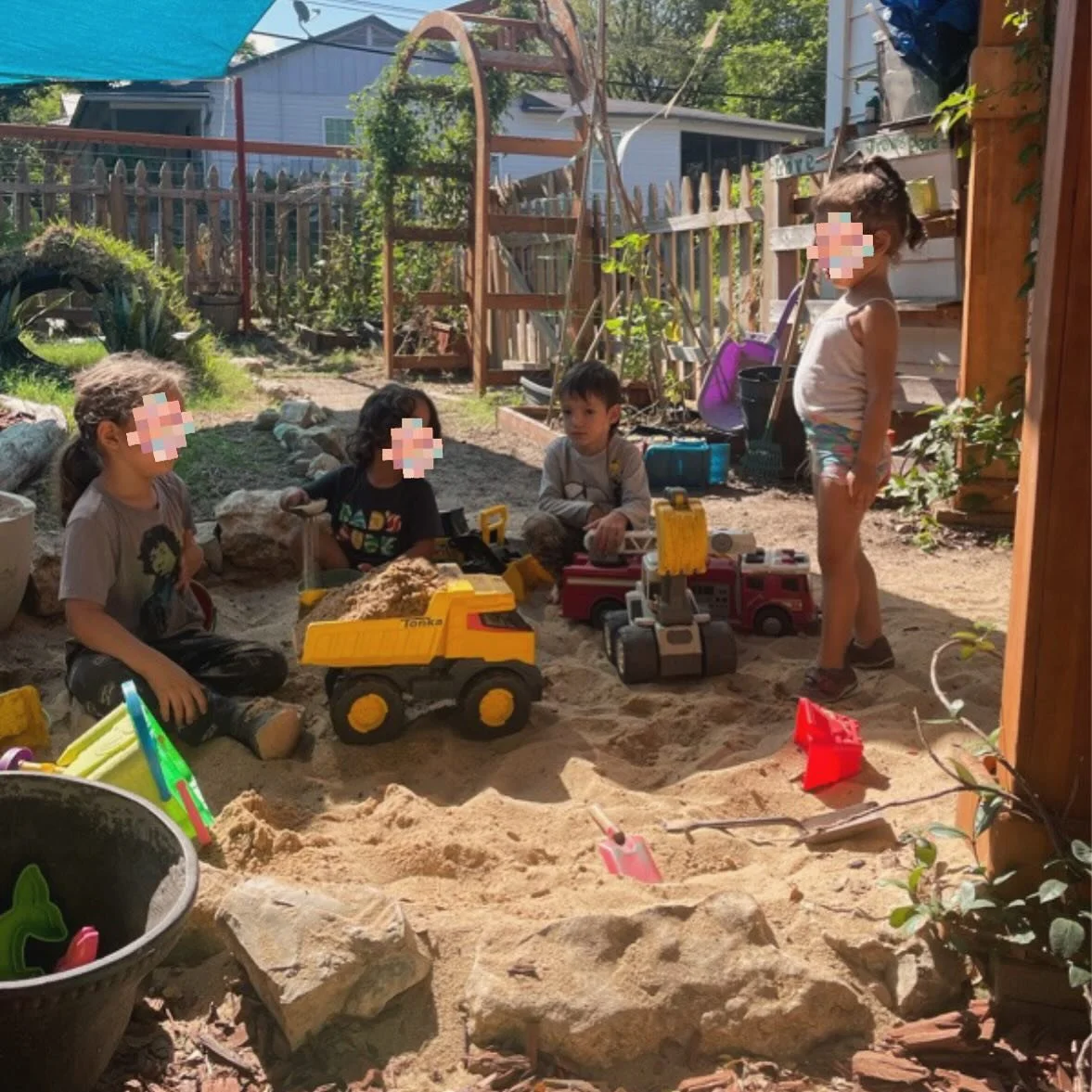 It&rsquo;s a wonderful day to be here. #naturekid #naturalplay #atxoutdoordaycare #atxnaturepreschool #atxdaycare #delamadredaycare #wildmother #atxfreeplaydaycare #kidsoutside #atxoutdoorplay #gardeningkids #kidsgarden #austindaycare #natureschool #