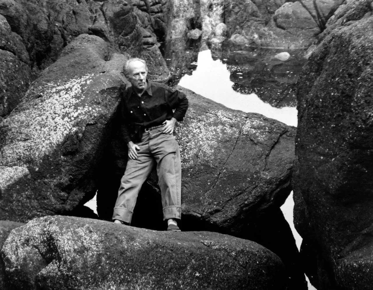 Cole Weston  “Portrait of Edward Weston, 1946”  8”x10” silver gelatin print  Signed and dated on recto. Titled and dated on verso.