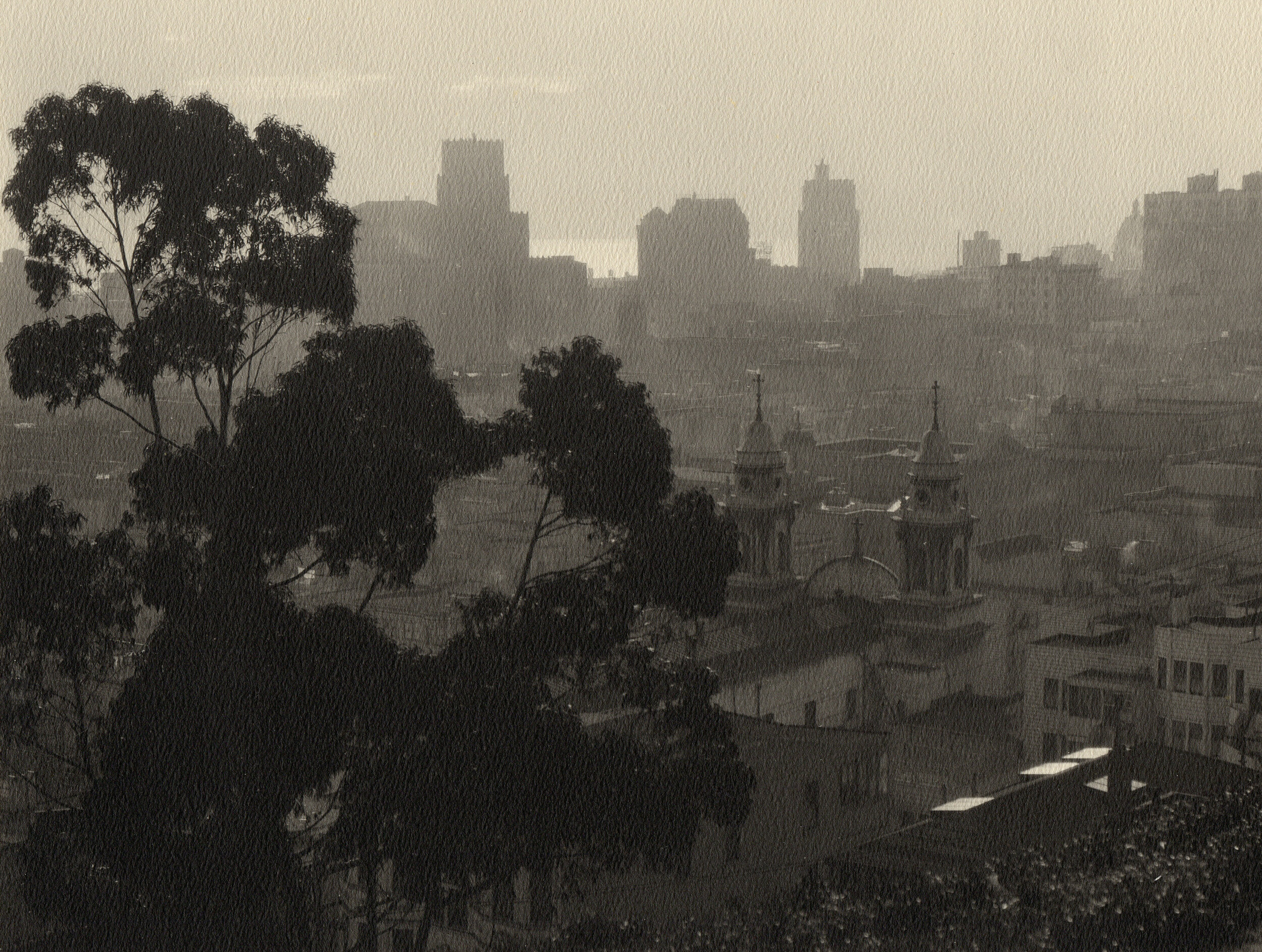  William Dassonville  “San Francisco from Telegraph Hill, 1925”  11”x14” vintage silver gelatin print 