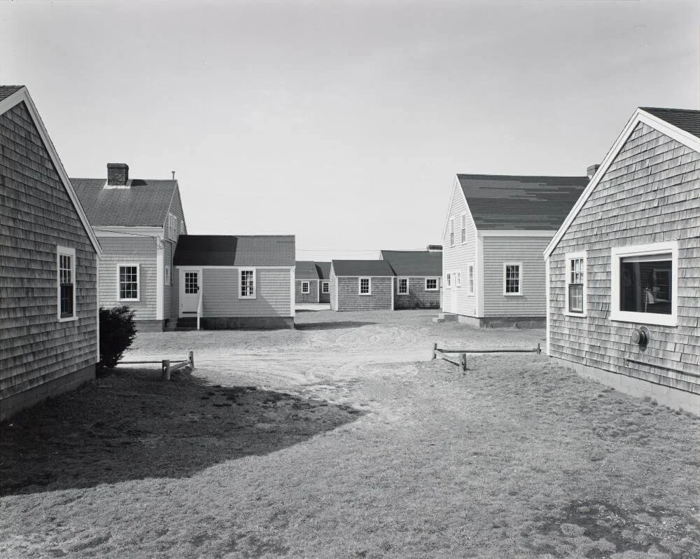Nicolas Nixon  Summer Cottage Camp, Chatham, Massachusetts, 1976  8”x10” silver gelatin contact print  Signed, titled, dated in pencil on verso