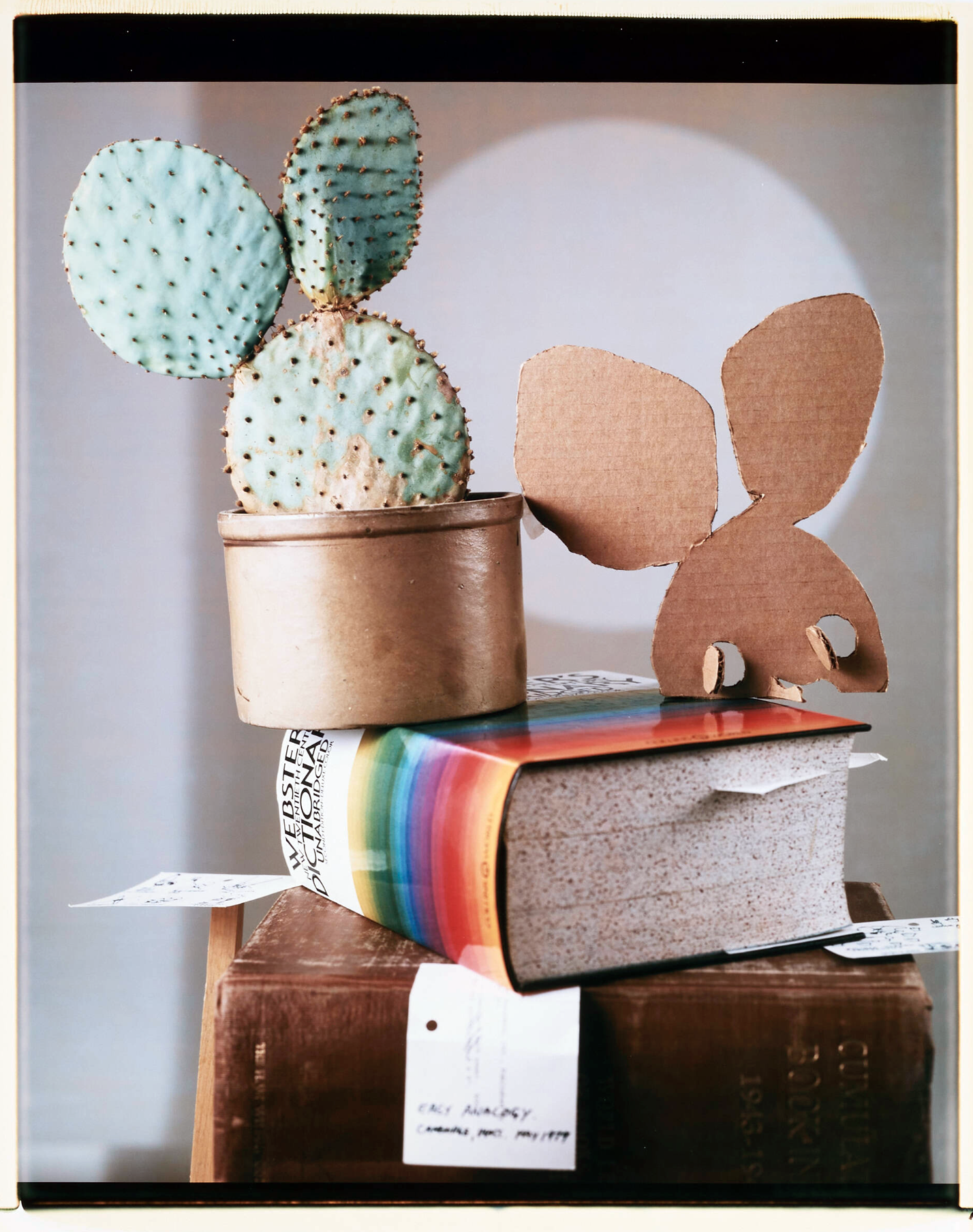 Robert Cumming “Easy Analogy, 1979” 20”x24” Unique Color Polaroid Signed, titled and dated in margin