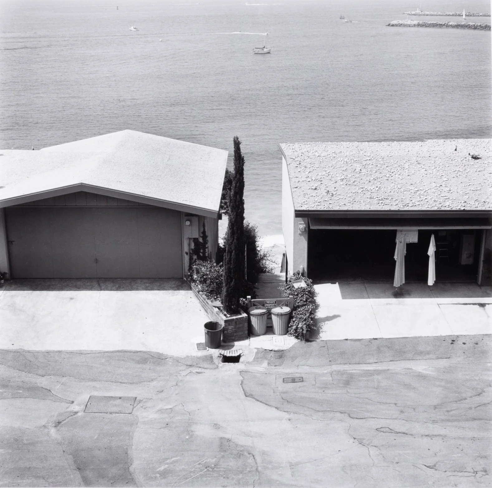  Joe Deal  “Corona Del Mar, California, 1978”  11”x14” silver gelatin print  Signed, titled and dated in pencil on verso 
