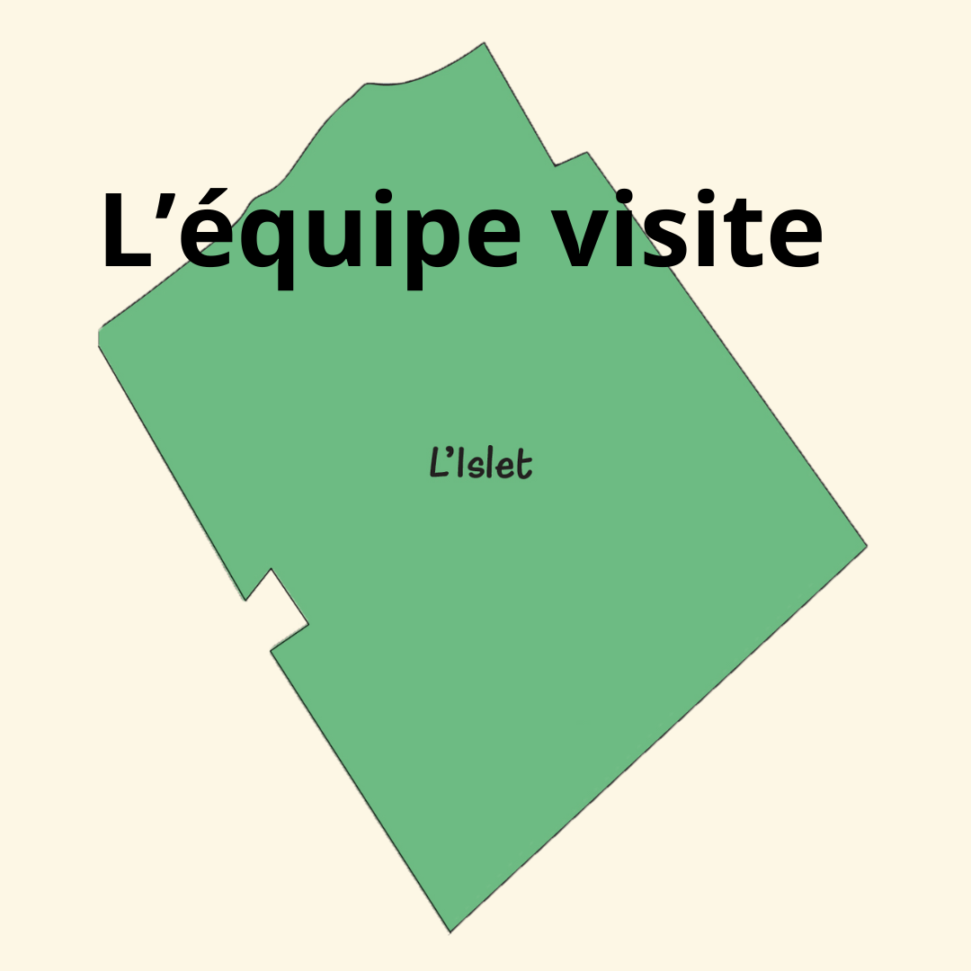L'équipe de la TRÉSCA visite: L'Islet