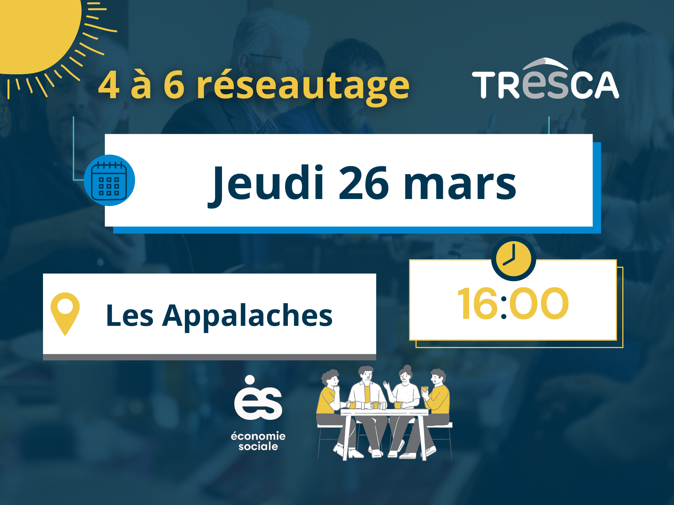 4 à 6 réseautage - Les Appalaches