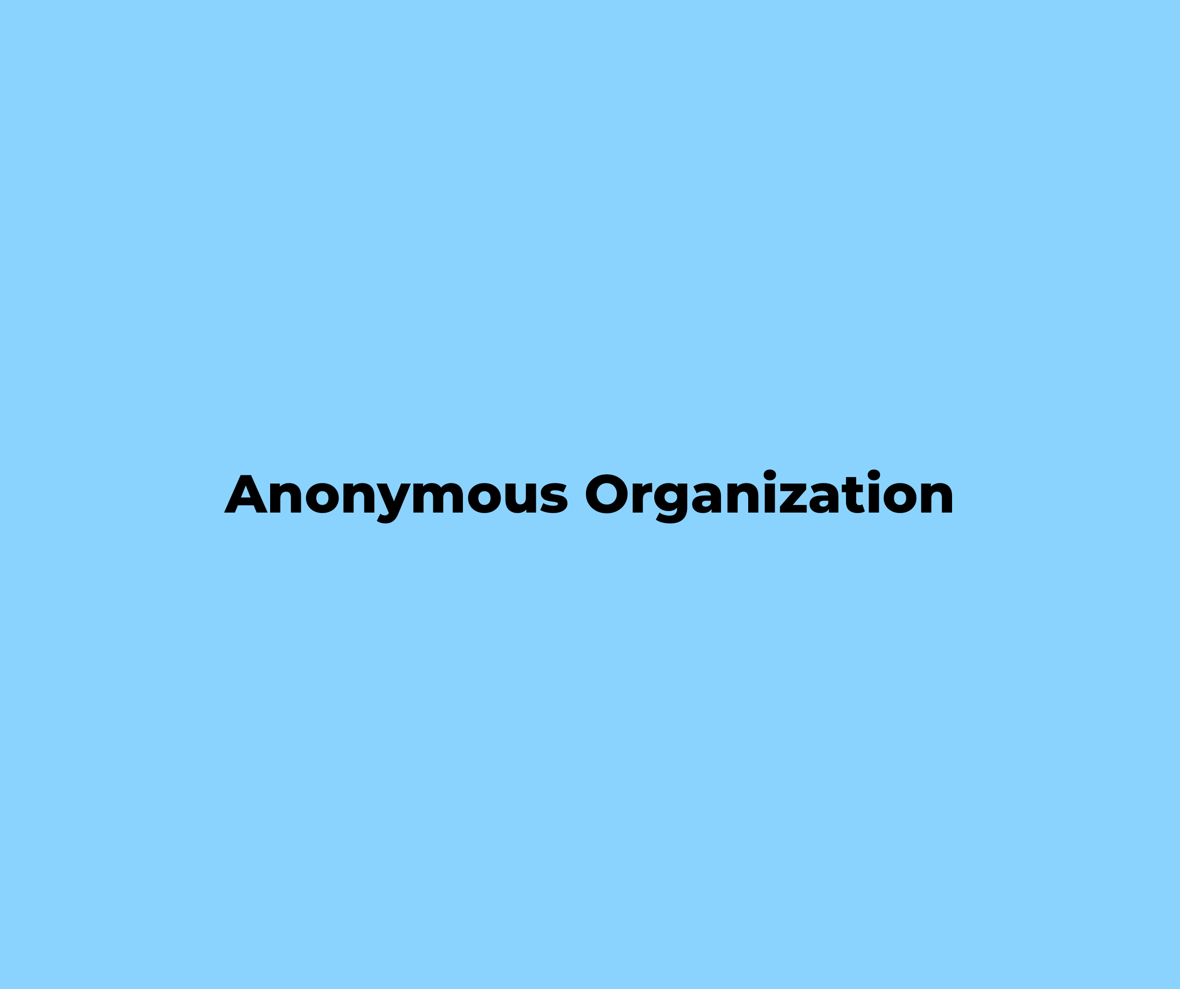 Executive Director (Anonymous Organization)