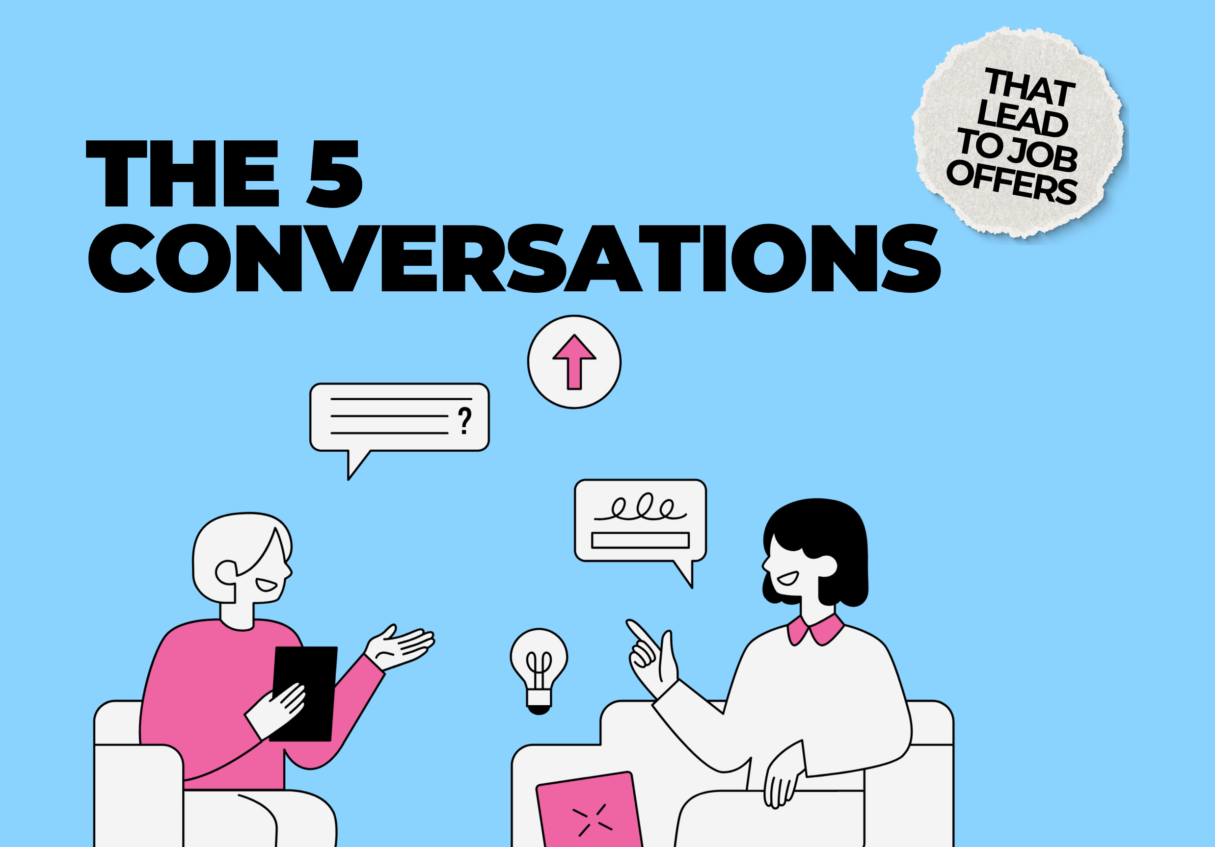 The 5 conversations that lead to job offers