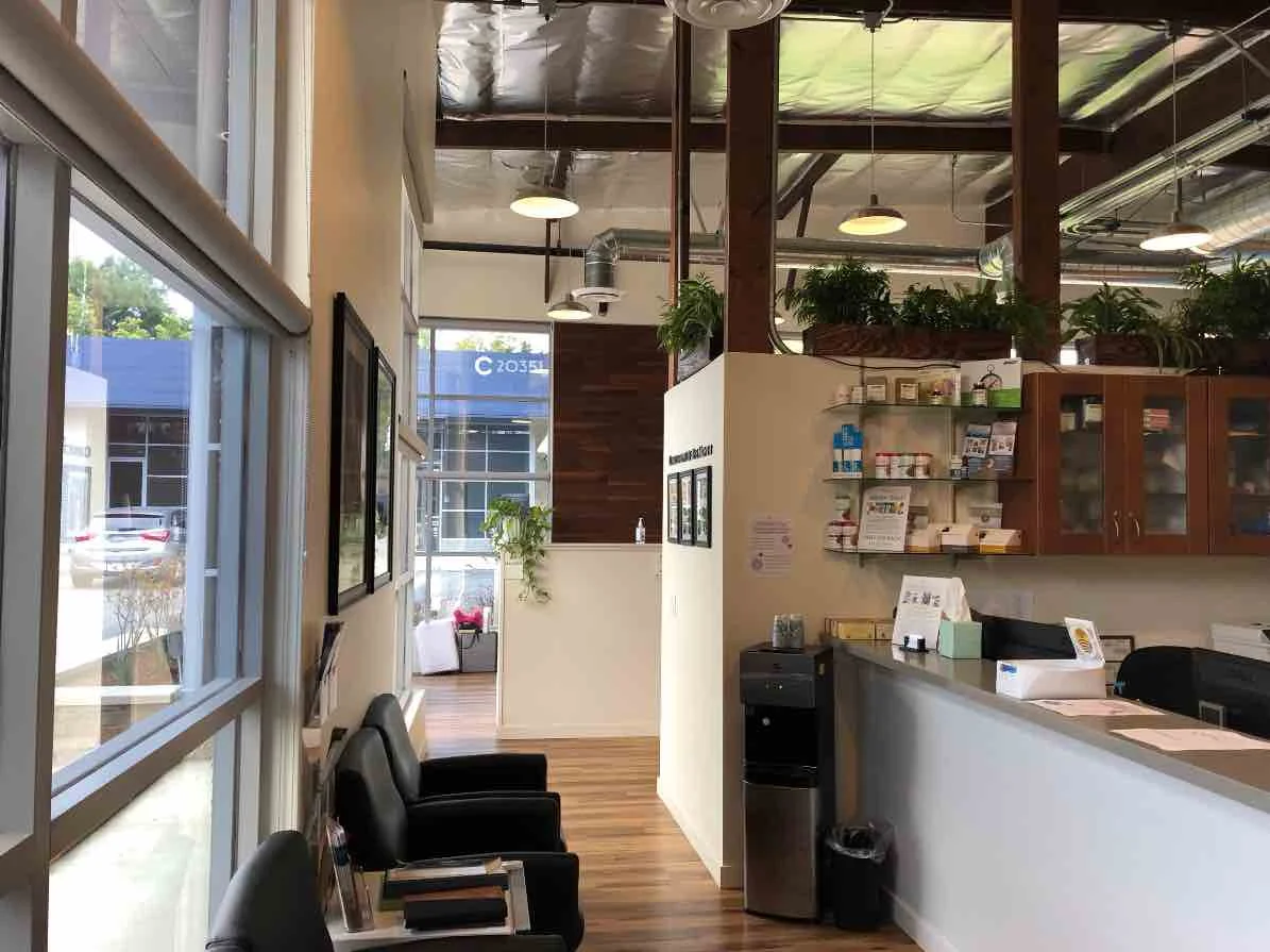 Entryway and waiting area (that you will probably never need to use!)
