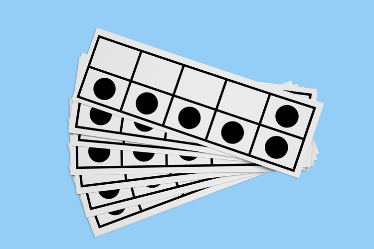 Dot cards - five dots