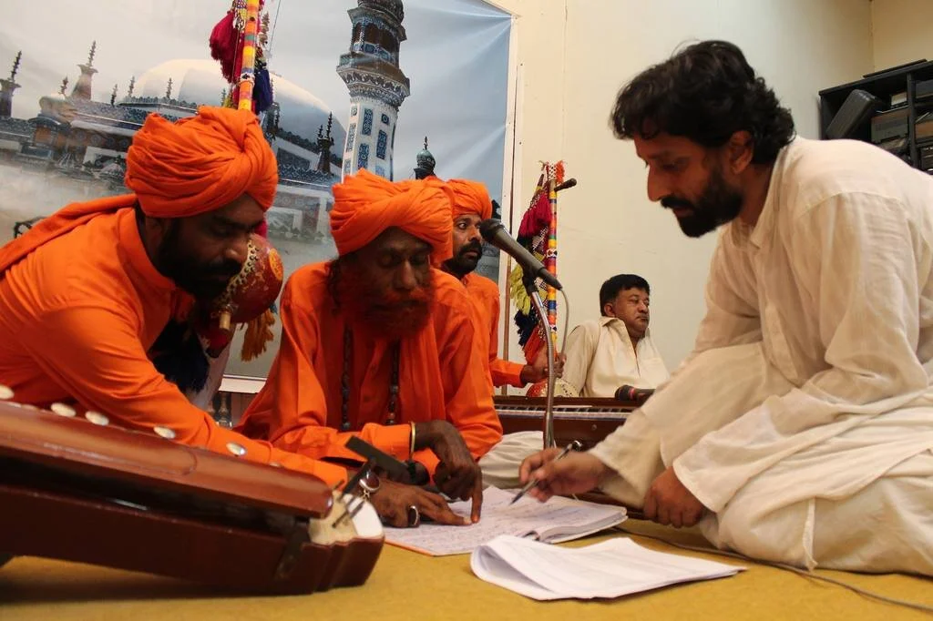 Recording Sur Karaayal with Jamaluddin Faqir