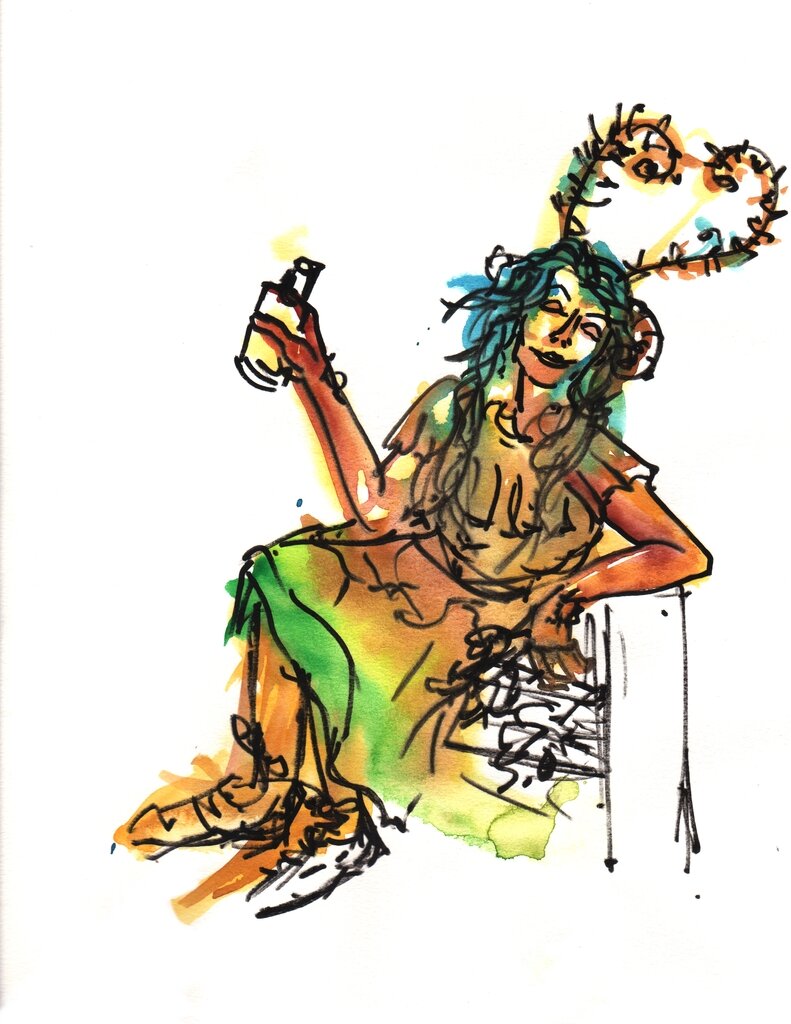 Tree Spirit with model Mather Louth