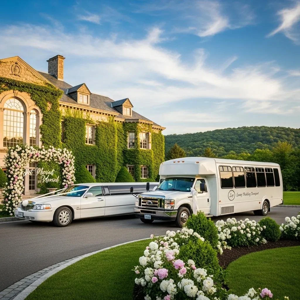 Wedding Shuttle Bus and Limousine Rental Options in New Jersey: Comprehensive Guide for Efficient and Luxury Wedding Transportation