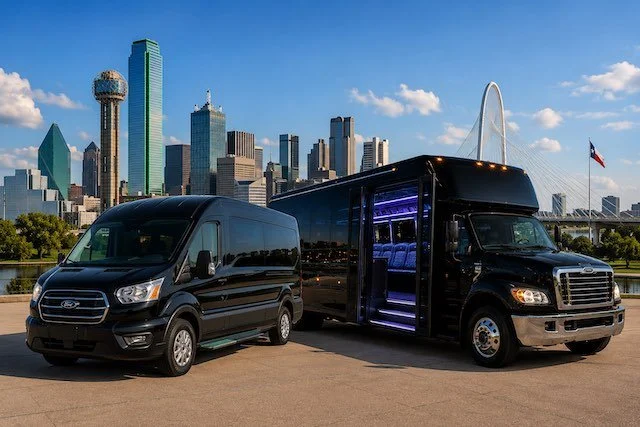 Party Bus and Shuttle Van in Dallas Texas.jpg