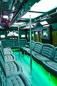 Party Bus Limousine: 26 Passenger / 30 Passenger / 42 Passenger