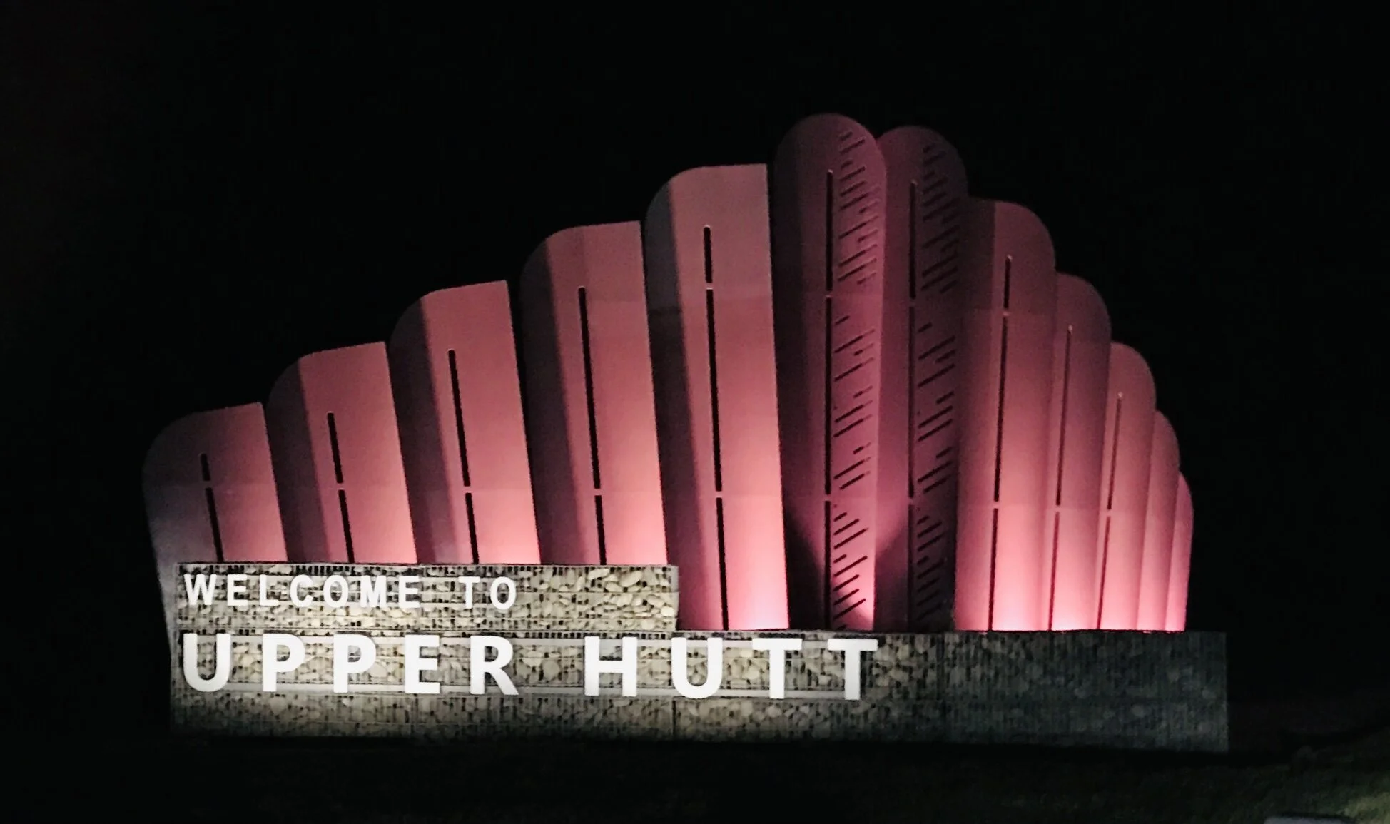 Pink fantail for Breast Cancer Awareness Month