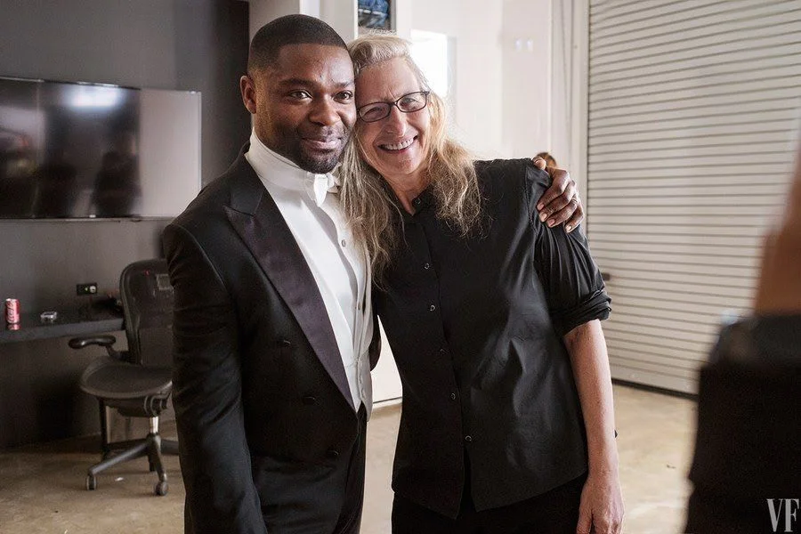 David Oyelowo & Annie Leibovitz • Vanity Fair's 2015 Hollywood Cover Shoot • Photo by Rachel DeLoache Williams