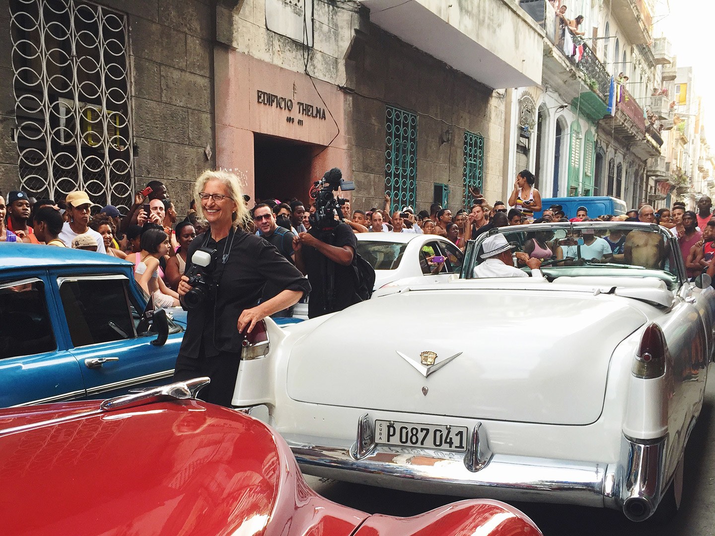 Annie Leibovitz in Havana, Cuba, May 2015 