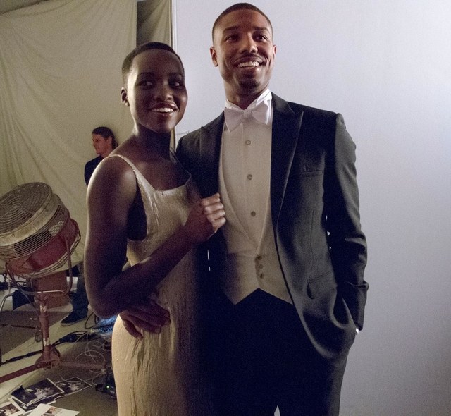 Lupita Nyong'o &amp; Michael B. Jordan • Vanity Fair's 2014 Hollywood Cover Shoot