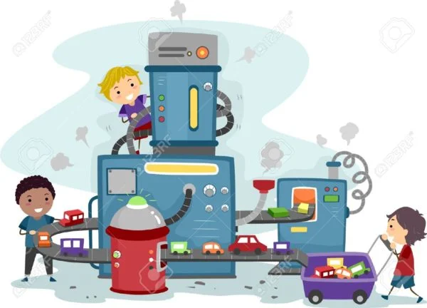 11197737-Illustration-of-Kids-Playing-in-a-Toy-Car-Factory-Stock-Illustration-600x432.jpg