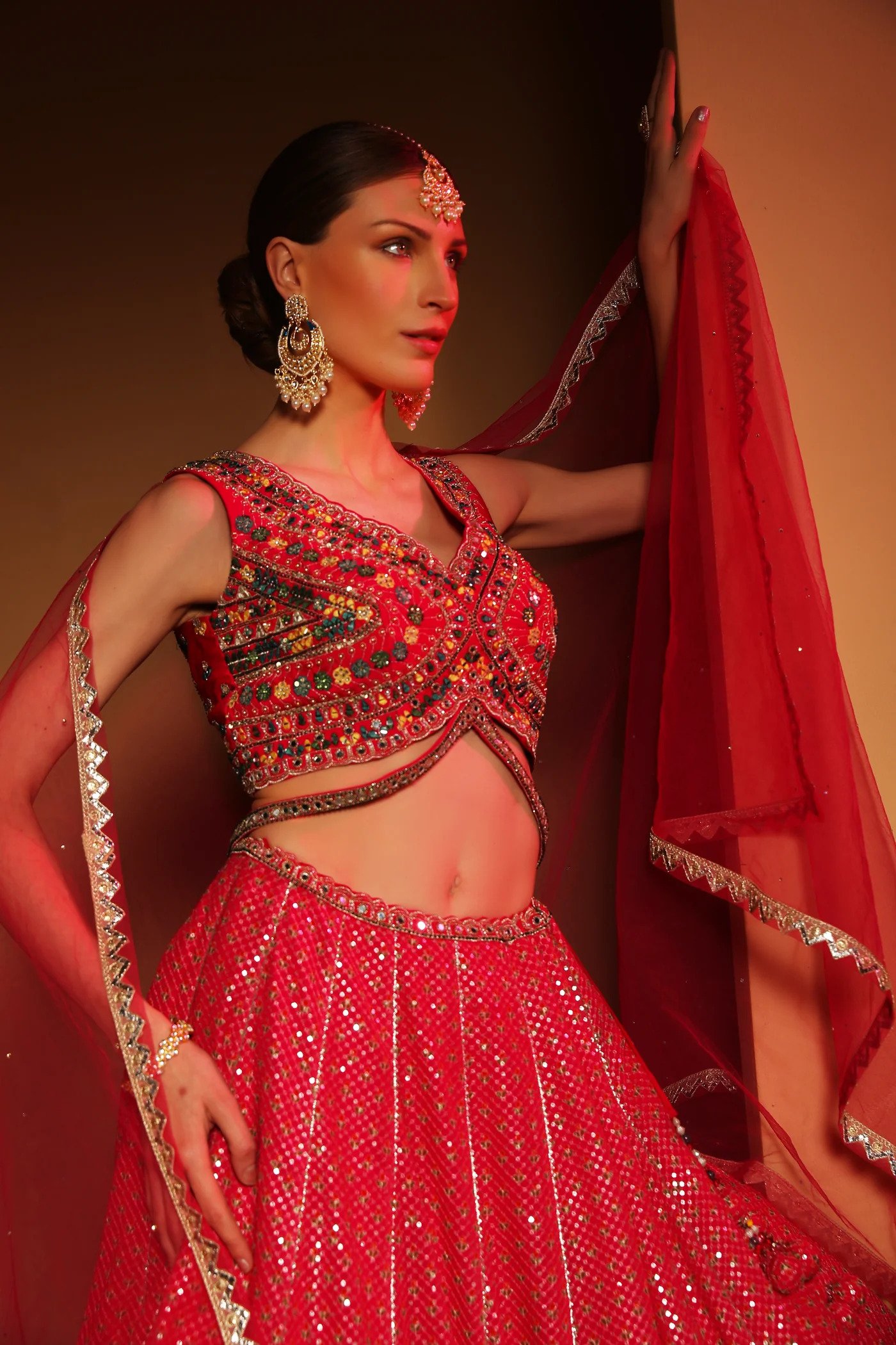 Traditional Red Lehenga