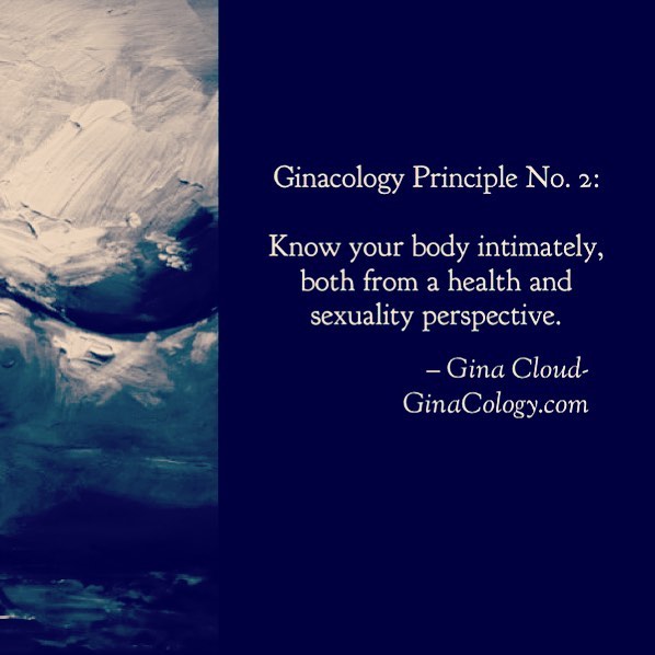My GinaCology Principle No. 2 builds on Principle No. 1 (see my previous IG post for more on this or my website). I've learned through my work with women that most are disconnected from their bodies, having been taught to actually fear or have disgus