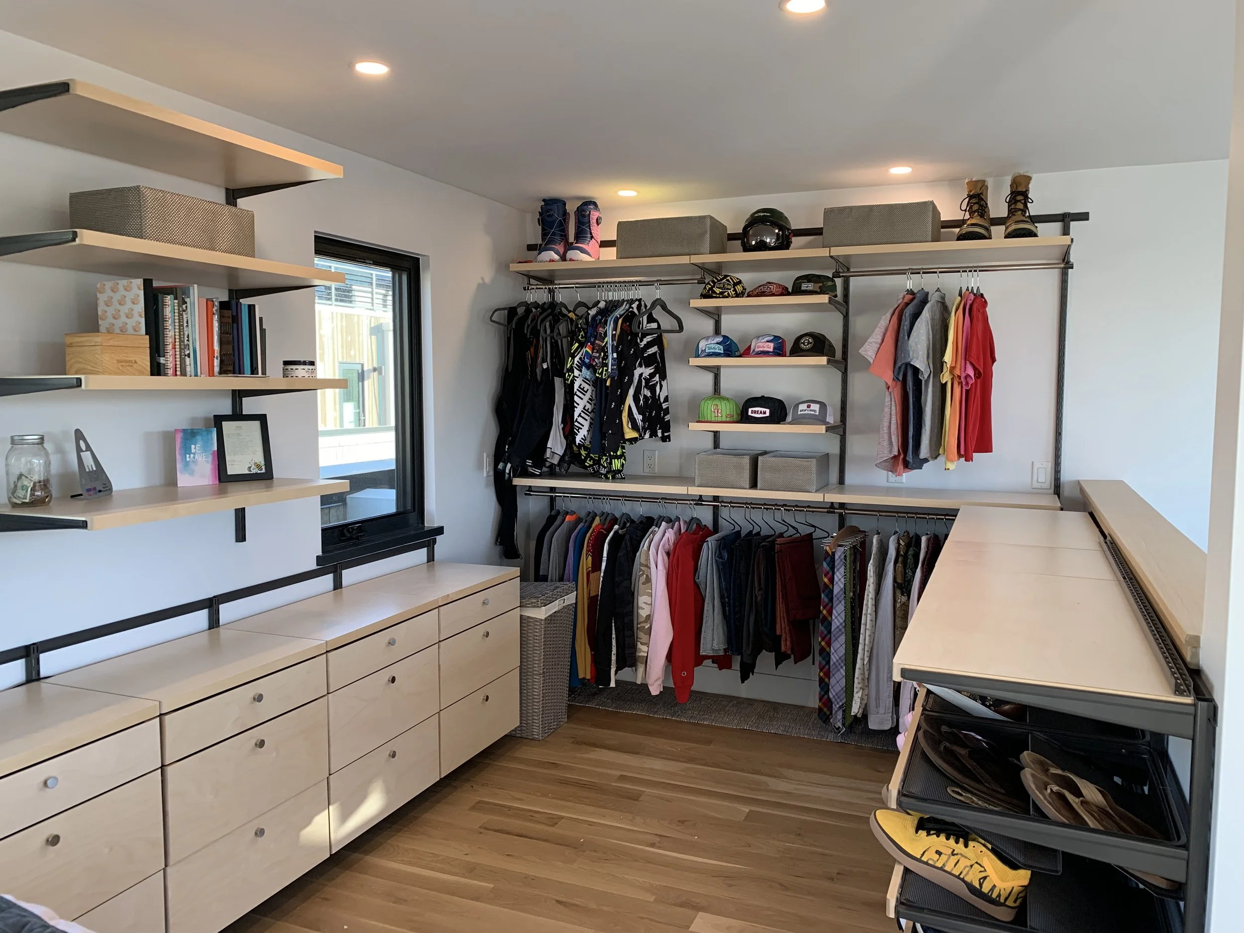 Open Concept Closet