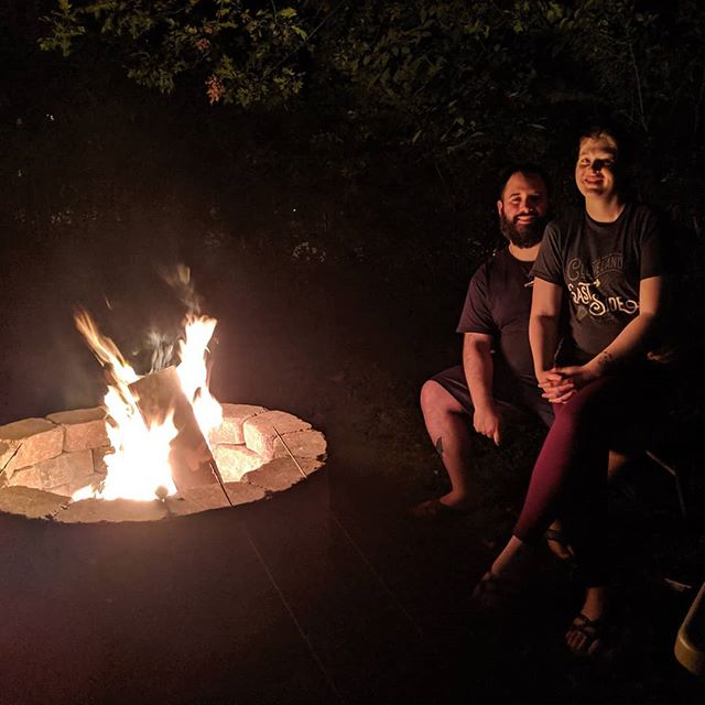 First fire in the new fire pit!

#NaturalLightPhotos #firepit #HowIllGetRidOfScrapWoodFromNowOn
#OhGodIOverbuiltItAndNowItsUncomfortablyHot