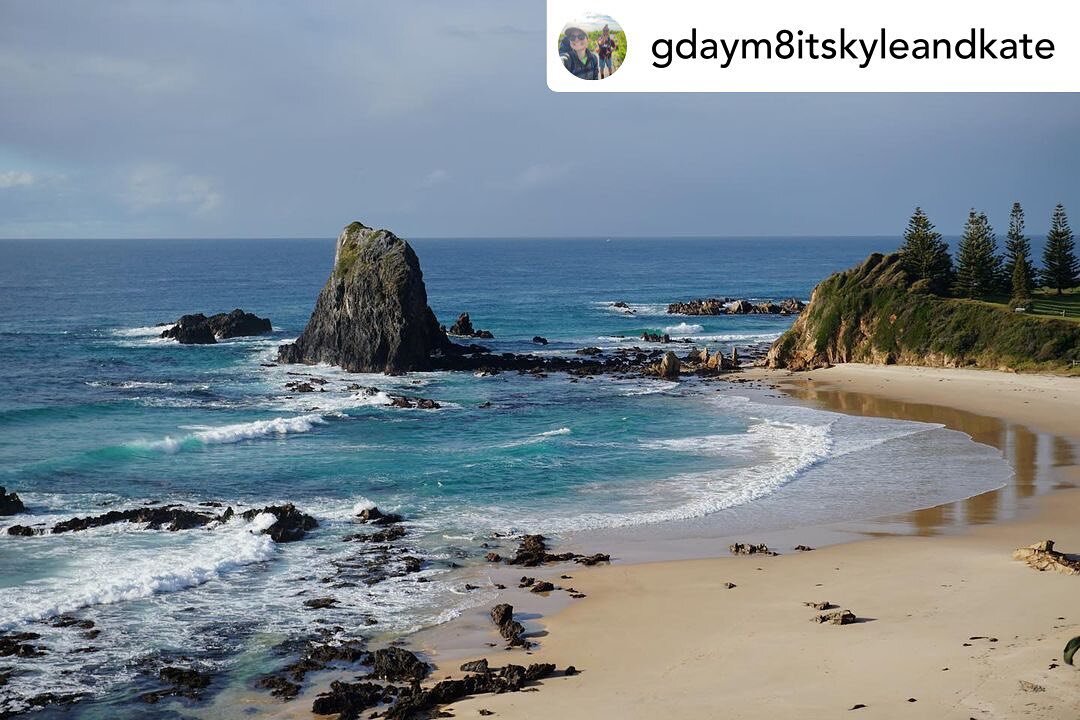 Traveller photo ~ We love it when you love it here! 
Glasshouse Rocks is where @seahealthproducts started some 55+ years ago! 
(Just recently, we celebrated 6 years of ownership!) 

Super fantastic photography by  @gdaym8itskyleandkate &amp; their ep