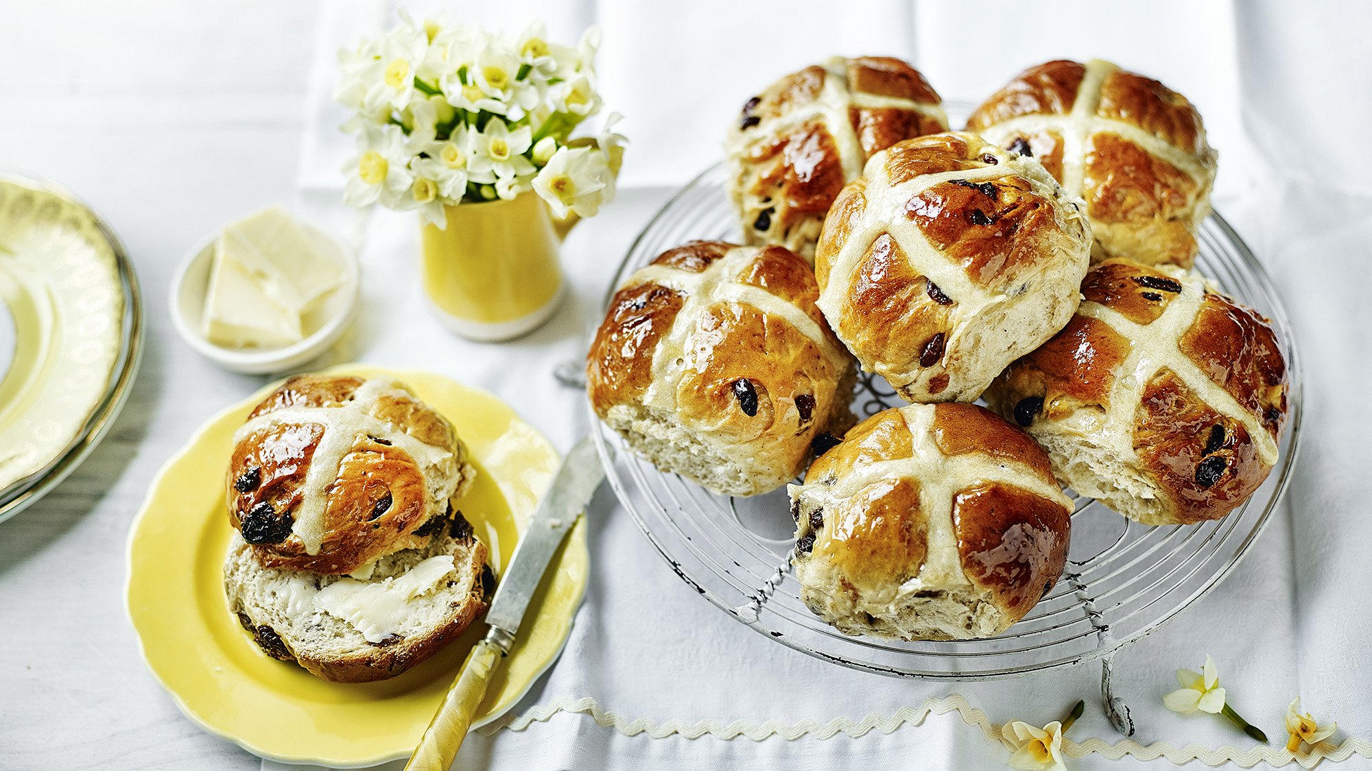 Easter "X" Buns with Kelp!