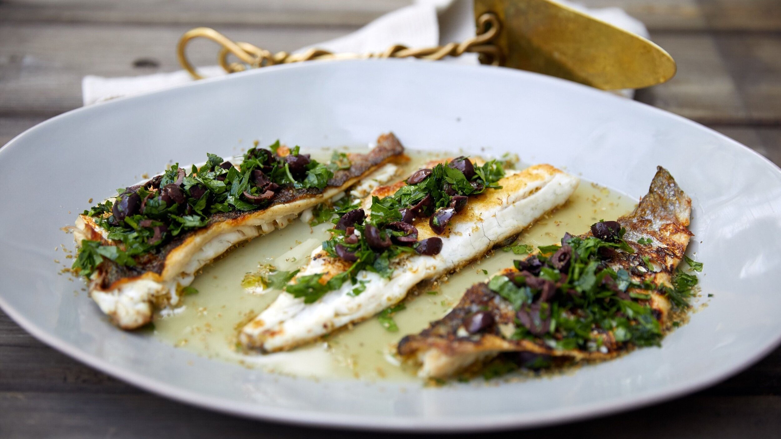 Grilled Branzino With Lemon And Olives — Elana Horwich