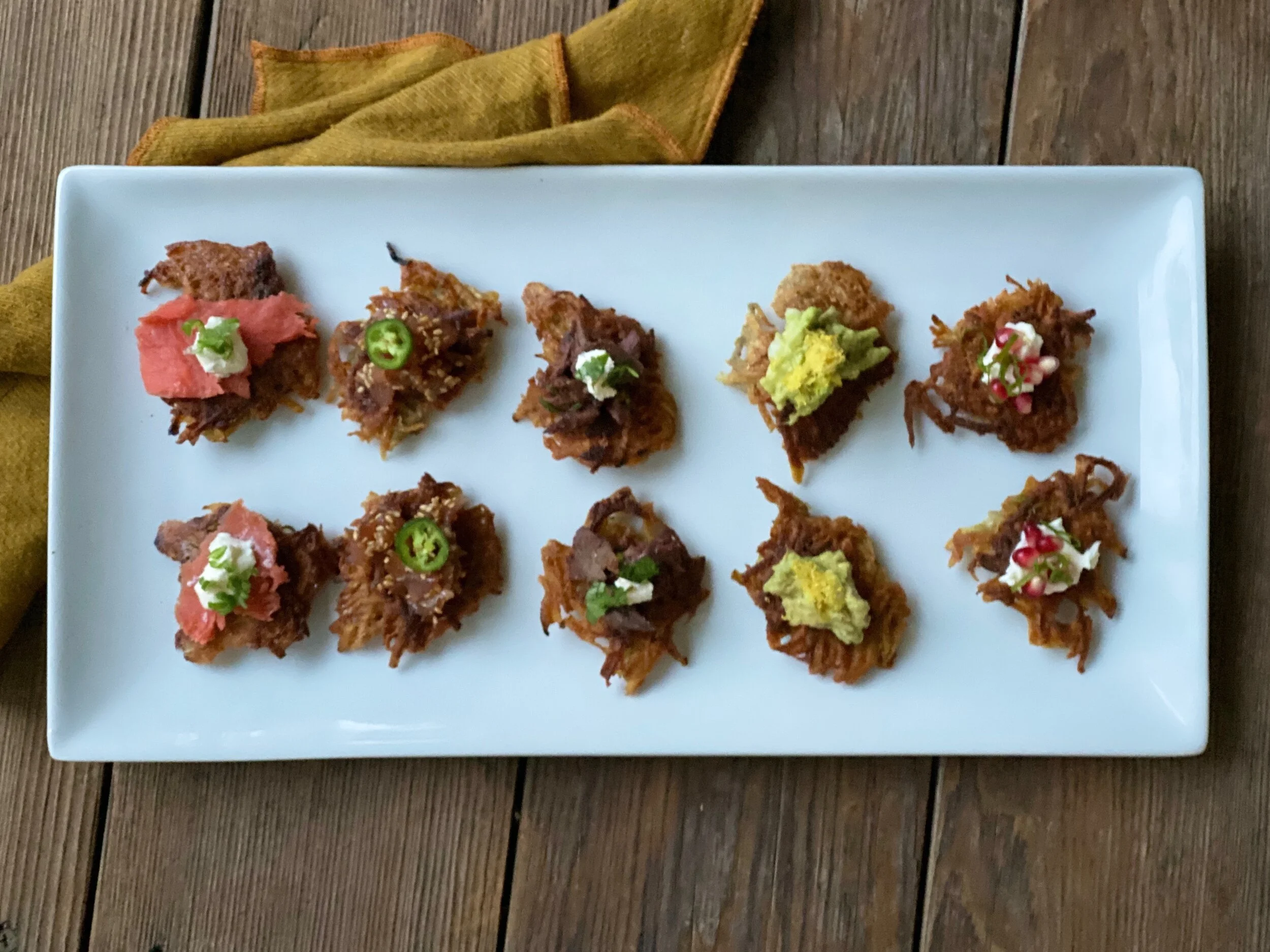 Latkes 5 Ways 