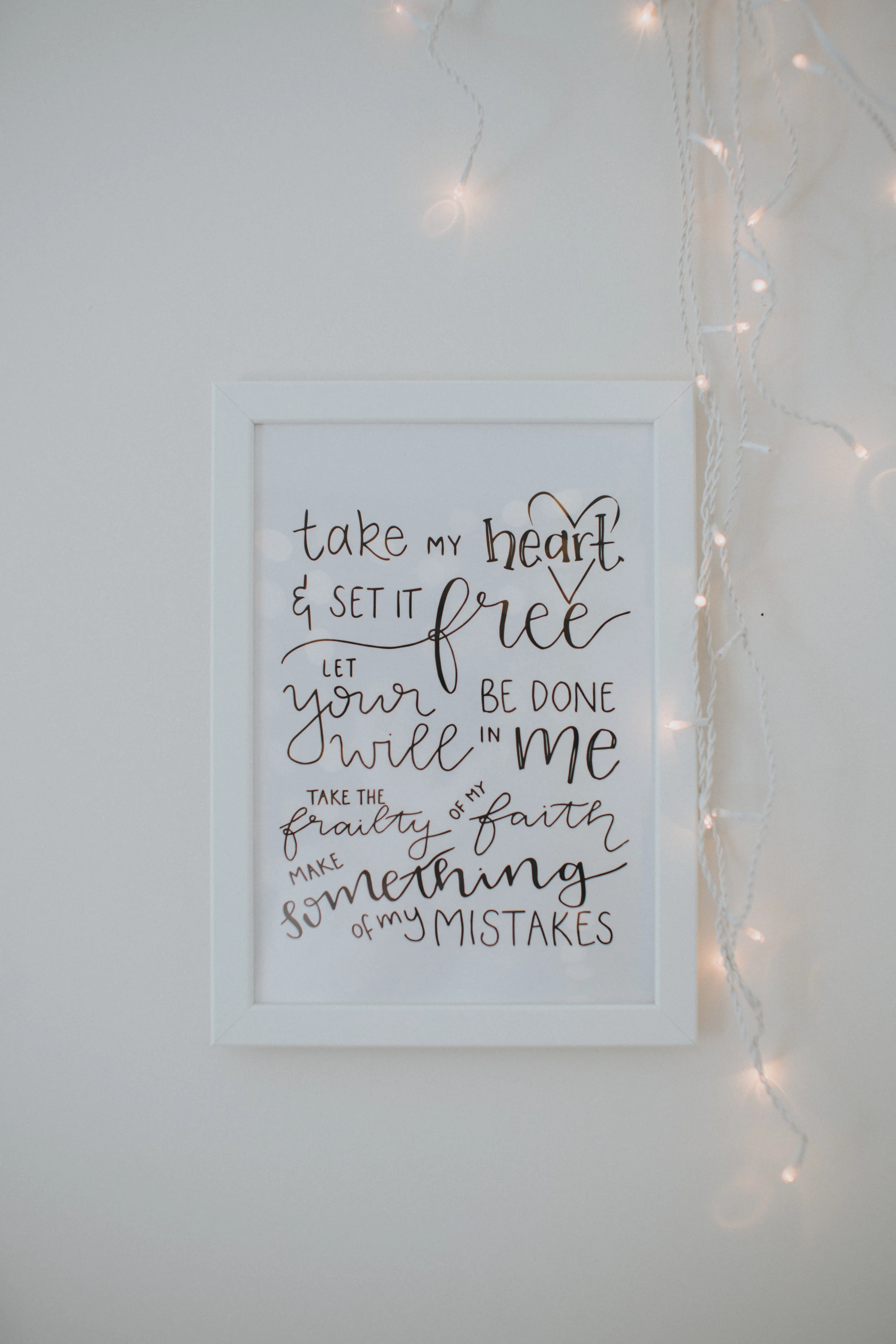 A4 Print | 'Take my heart...'