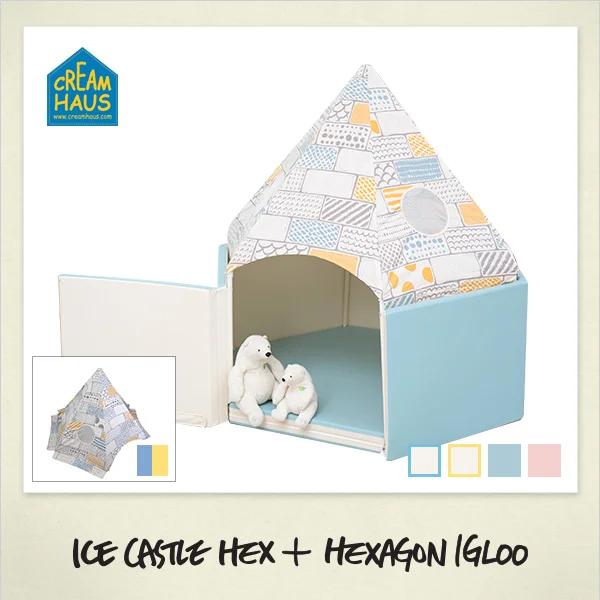 Ice Castle YT Igloo Blue-Yellow Combi (Ice Castle NOT included)