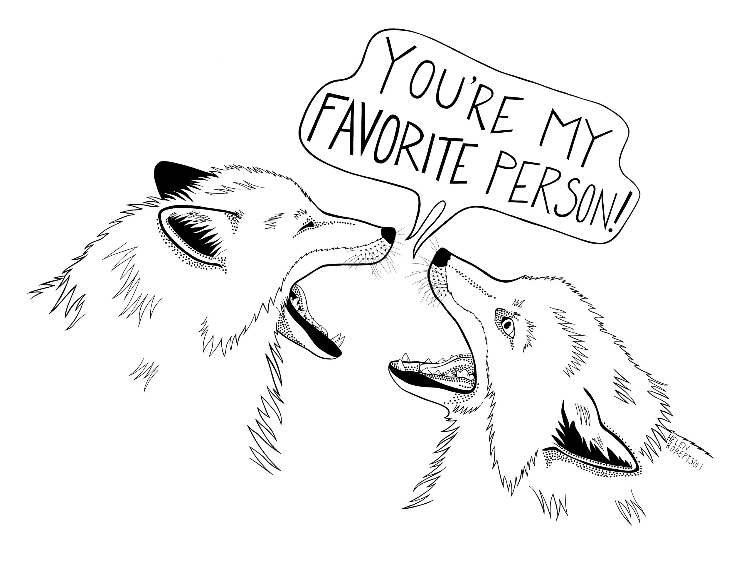 Favorite Foxes | Digital Illustration