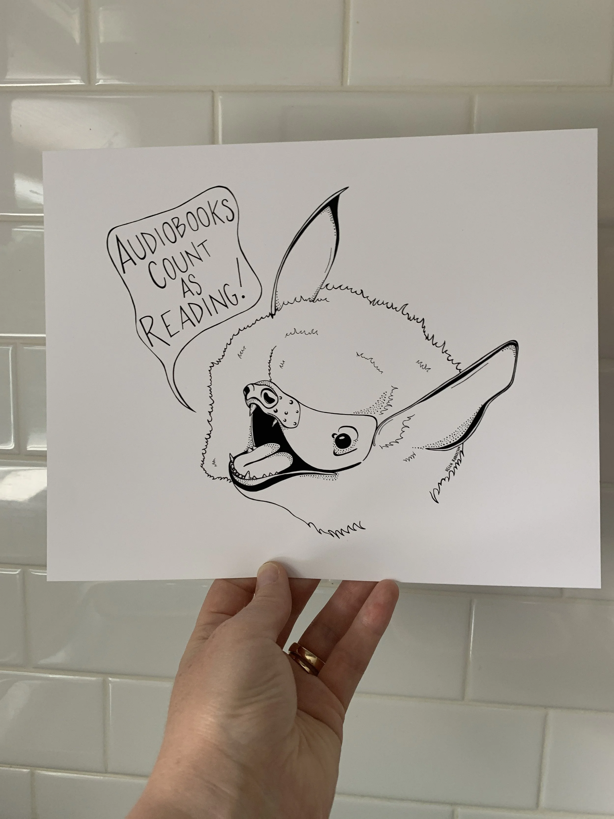 audiobook bat in hand 2.JPG