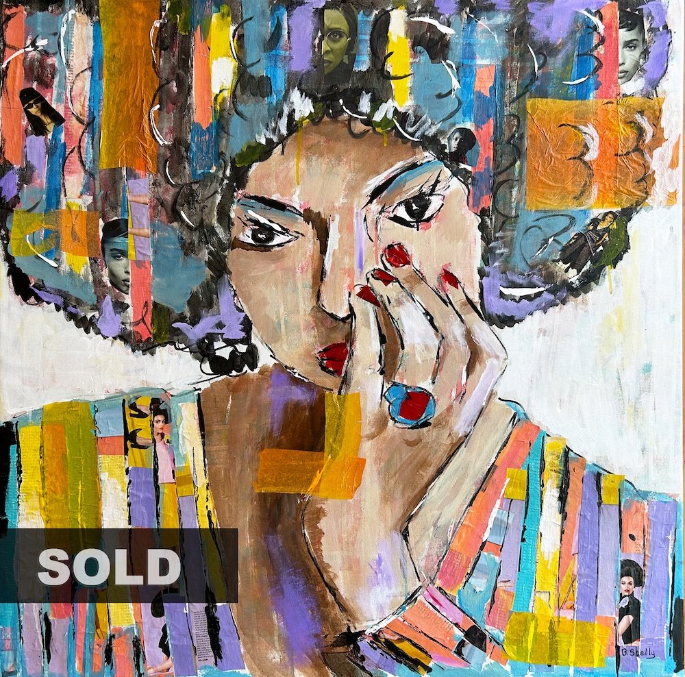 Killing Me Softly - 36" x 36" (SOLD)