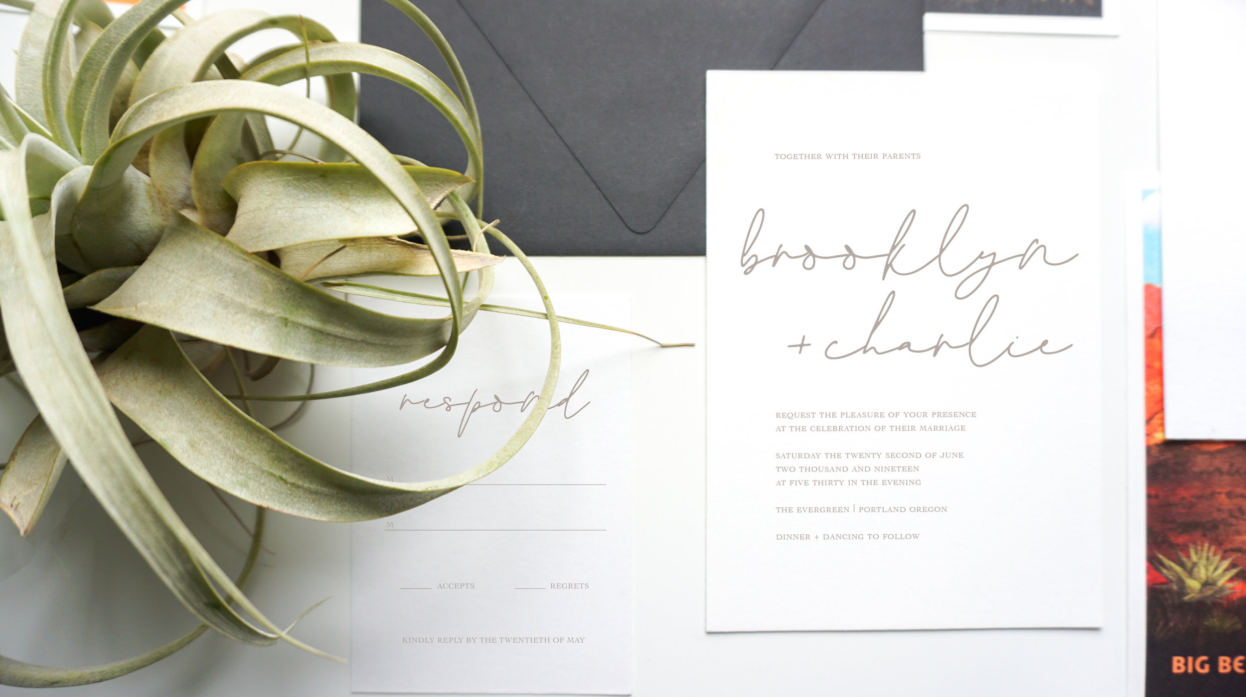 Minimalist Clean Wedding Invitation Design Portland State Park Theme.jpg