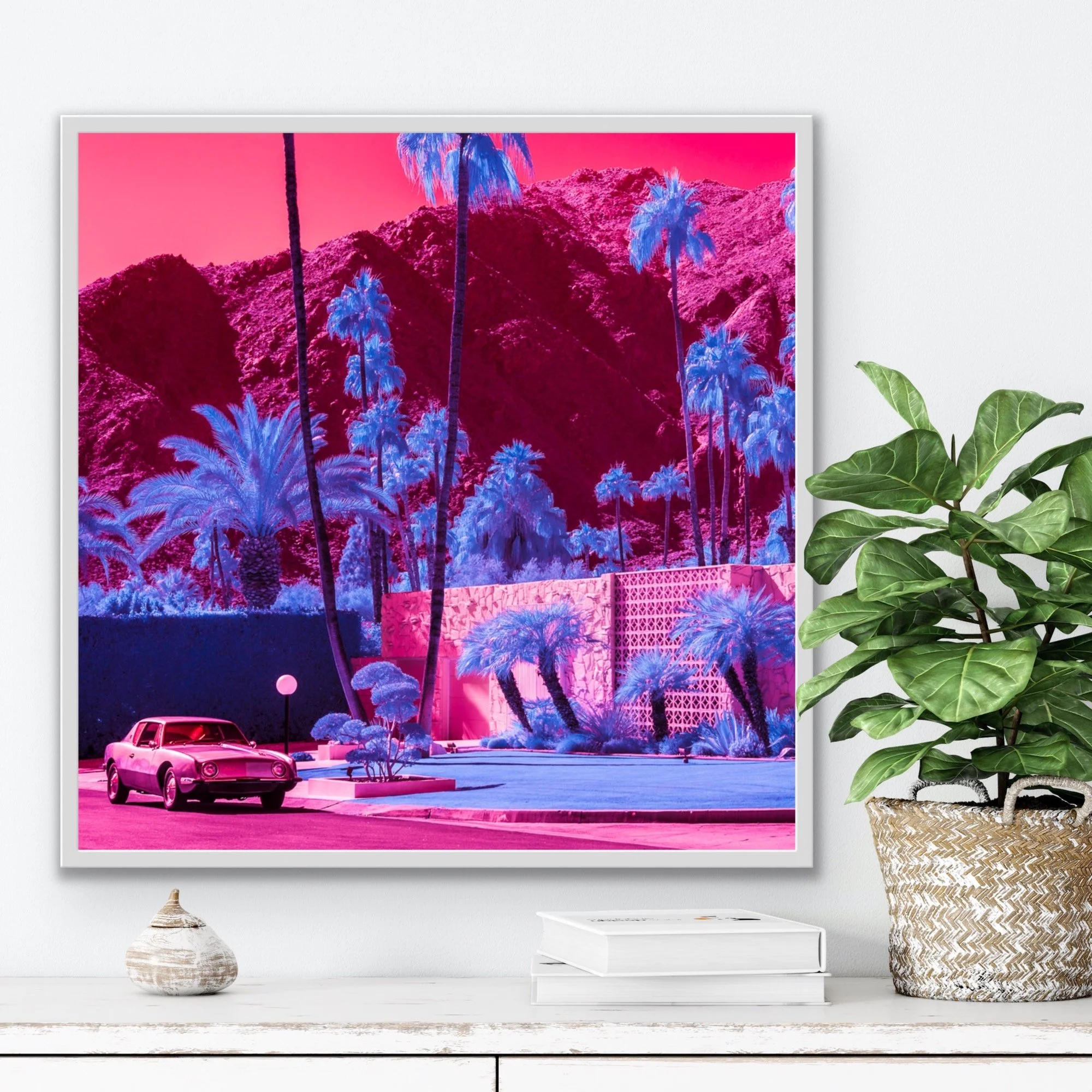 Gand Camp (detail) framed print plus signed Infra Realism book