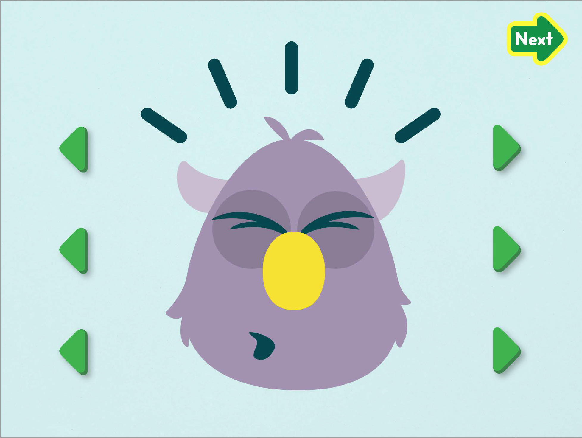 Each child could make their own unique monster which would guide them through exercises.
