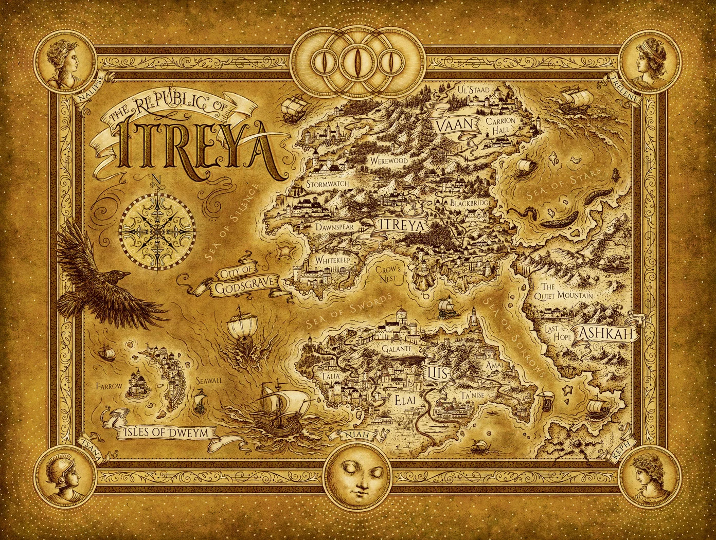 NEVERNIGHT (THE NEVERNIGHT CHRONICLE) MAP #1