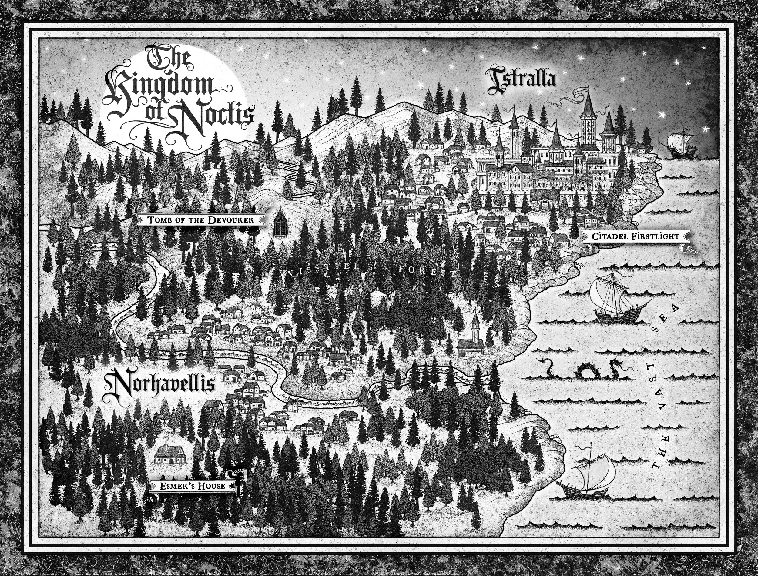 DREAM BY THE SHADOWS  Map #1  Author: Logan Karlie Christy Ottaviano Books | 2025