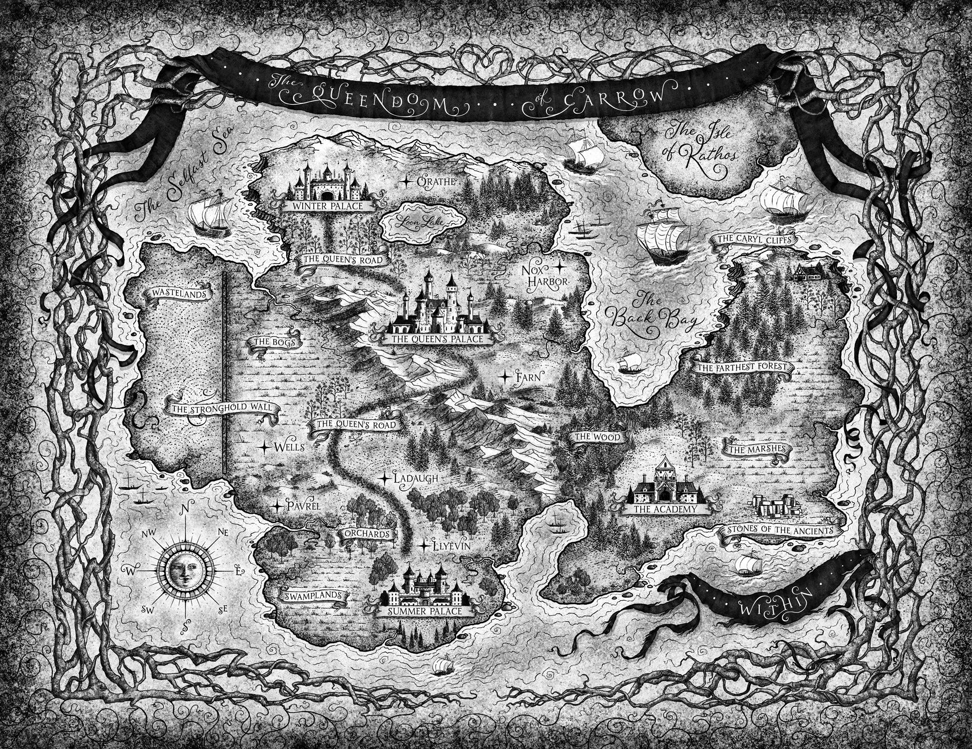 Virginia Allyn Illustration Maps Posters 3