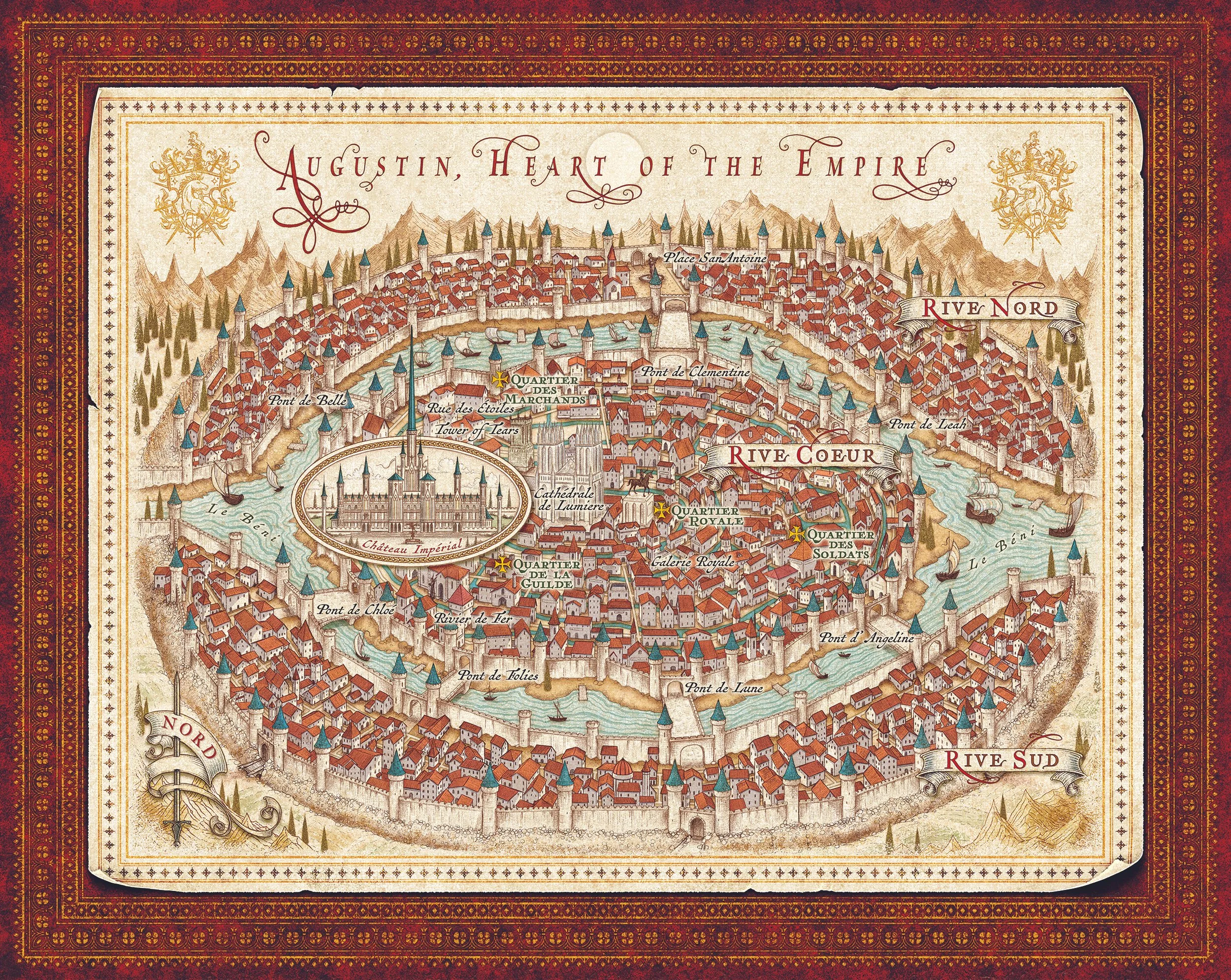 EMPIRE OF THE DAWN  Map #1  Author: Jay Kristoff St. Martin's Press | 2025