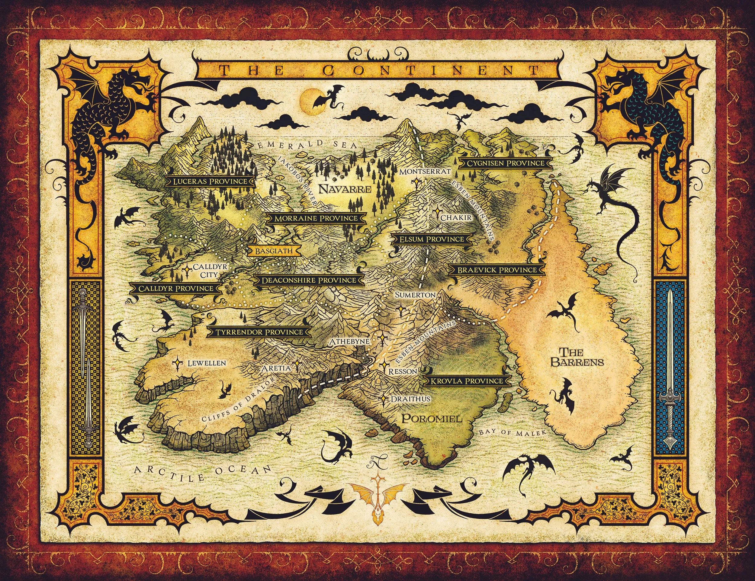 FOURTHWING  The Continent  Author: Rebecca Yarros Fablelistik Editions | 2025