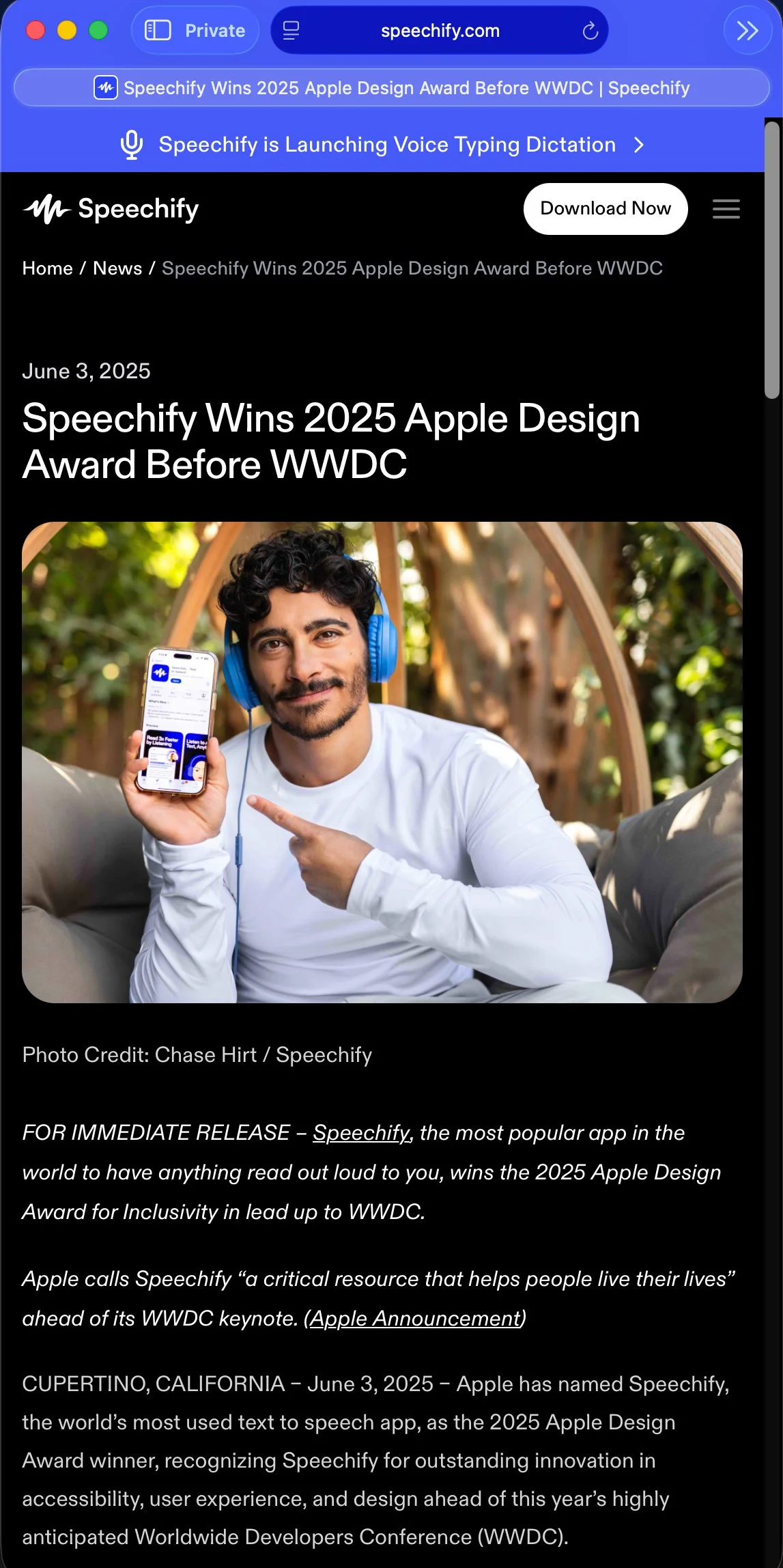 Speechify Apple Design Awards Featuring Cliff Weitzman Screenshots_1.jpg