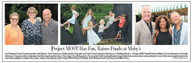 Project MOST Has Fun, Raises Funds at Moby's