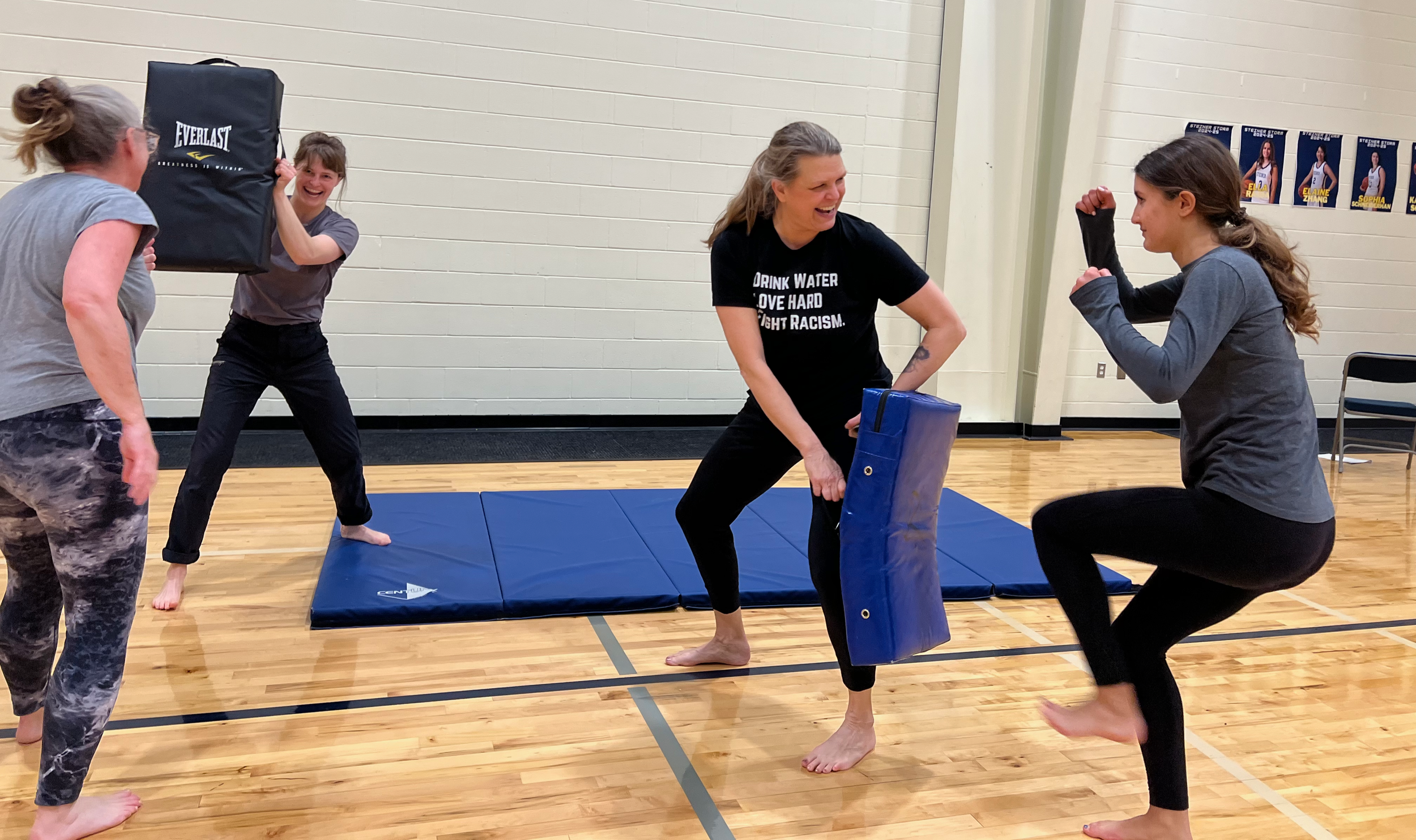 12-Hour Self Defense Class for Women &amp; Girls (ages 12 &amp; up) *trans, nonbinary, and queer folx welcome. 4 Wednesdays – July 8, 15, 22, and 29 – 5:00 to 8:00 PM. (click to expand full info!).